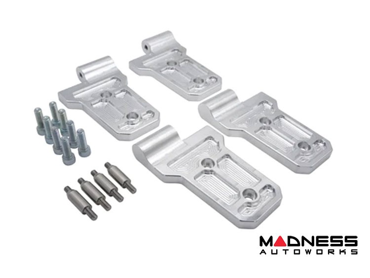 Jeep Wrangler JL Billet Door Hinges Aluminum Raw
